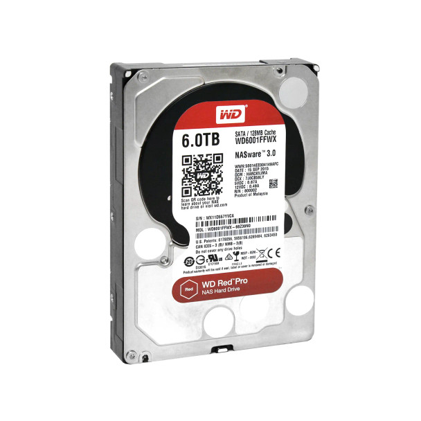 WD6001FFWX-68Z39N0 - Western Digital Red Pro 6TB 7200RPM SATA 6Gb/s 128MB Cache 3.5-inch Hard Drive