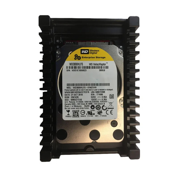WD3000HLFS-01MZUV0 - Western Digital VelociRaptor 300GB 10000RPM SATA 3Gb/s 16MB Cache 3.5-inch Hard Drive