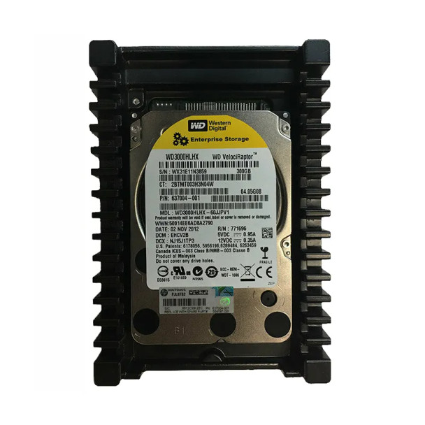 WD3000HLHX-60JJPV1 - Western Digital VelociRaptor 300GB 10000RPM SATA 6Gb/s 32MB Cache (RoHS) 3.5-inch Enterprise Hard Drive