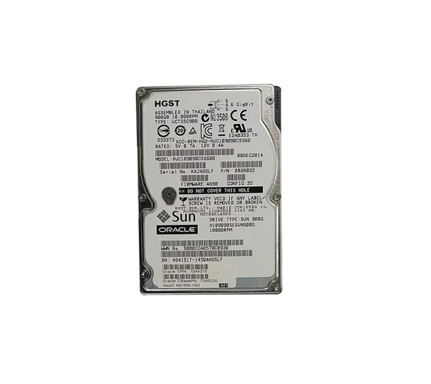7044376 - Sun 900GB 10000RPM SAS 6Gb/s 64MB Cache 2.5-inch Hard Drive with Tray