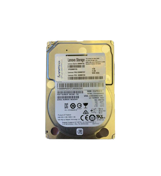 00MM705 - Lenovo 1TB 7200RPM SAS 6Gb/s NearLine 2.5-inch (NL) Internal Hot-Pluggable Hard Drive