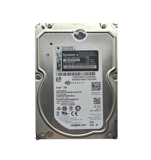 00YK608 - IBM 6TB 7200RPM SAS 12Gb/s 3.5-inch Hard Drive
