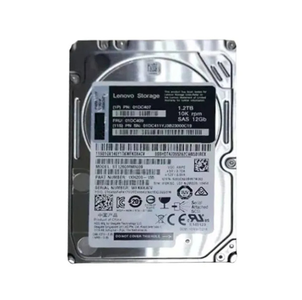 01DC407 - Lenovo 1.2TB 10000RPM SAS 12Gb/s Hot-Swappable 2.5-inch Hard Drive