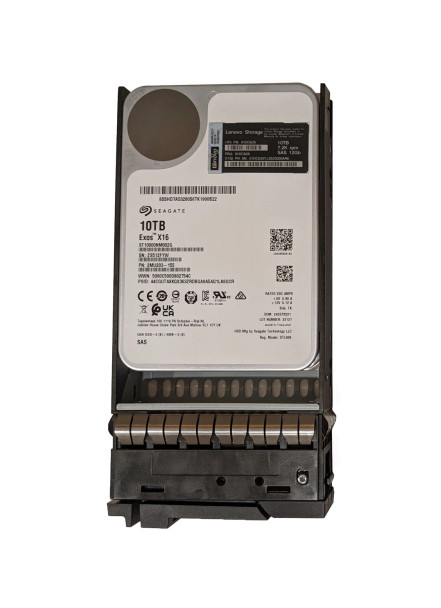 01DC626 - Lenovo 10TB SAS 7200RPM Hot-Swappable 3.5-inch Nearline Hard Drive with Tray for Storage D1212 4587