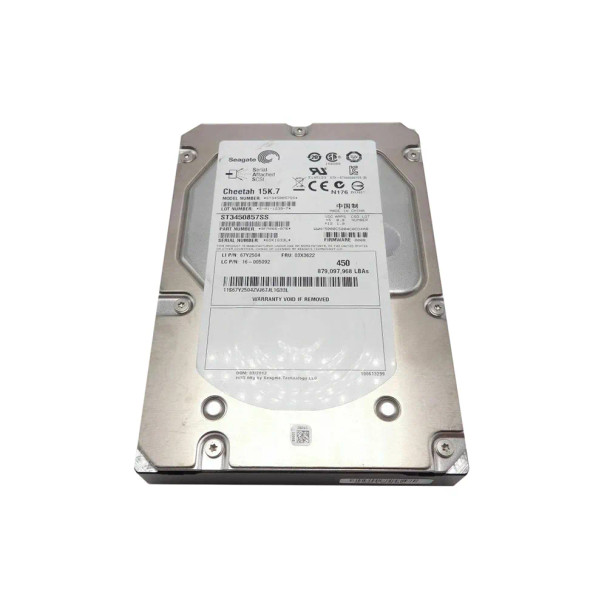 03X3622 - IBM 450GB 15000RPM SAS 6Gb/s 3.5-inch Hard Drive