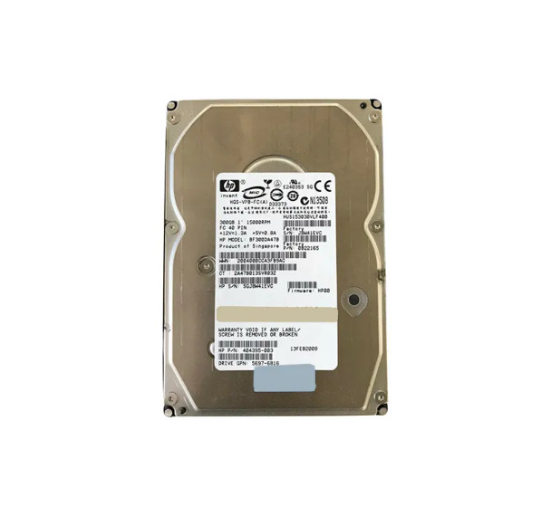 0B22165 - Hitachi Ultrastar 15K300 Series 300GB 15000RPM Fibre Channel 4Gb/s 16MB Cache (512e) 3.5-inch Hard Drive