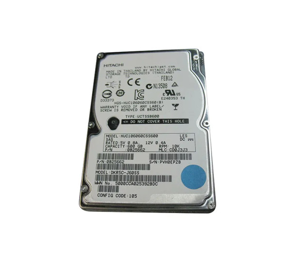 0B25662 - HGST Ultrastar C10K600 600GB 10000RPM SAS 6Gb/s 64MB Cache 2.5-inch Hard Drive