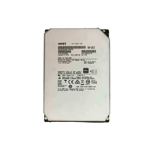 0F23656 - HGST Ultrastar He8 6TB 7200RPM 128MB Cache SAS 12Gb/s (SE / 4Kn) 3.5-inch Hard Drive