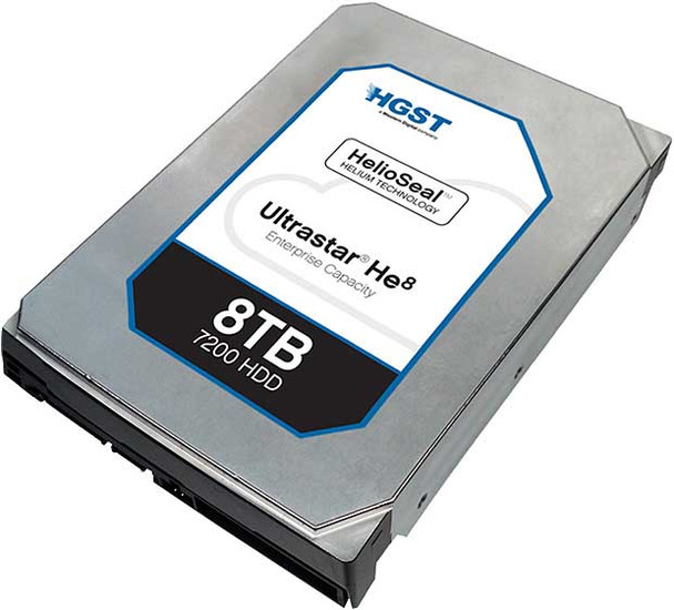 0F23668 - HGST Ultrastar He8 8TB 7200RPM SATA 6Gb/s 128MB Cache (SE / 512e) 3.5-inch Hard Drive