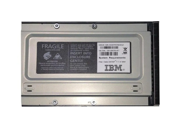 108-00074 - NetApp 300GB 10000RPM Fibre Channel 2Gb/s 3.5-inch Hard Drive