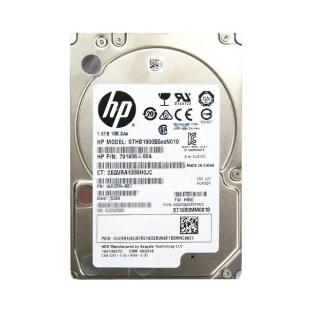 1GR201-087 - Seagate Enterprise Performance 10K.8 1.8TB 10000RPM SAS 12Gb/s 128MB Cache 2.5-inch Hard Drive