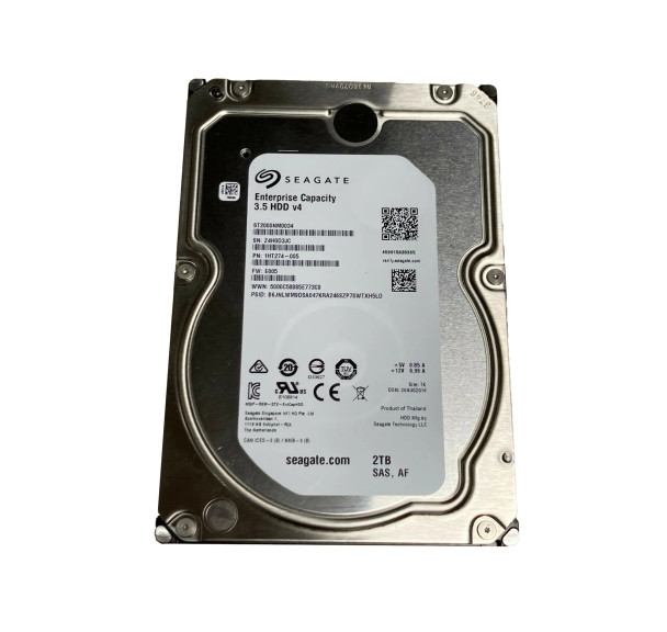 1HT274-005 - Seagate Capacity V.4 2TB 7200RPM SAS 12Gb/s 128MB Cache (512e) 3.5-inch Hard Drive