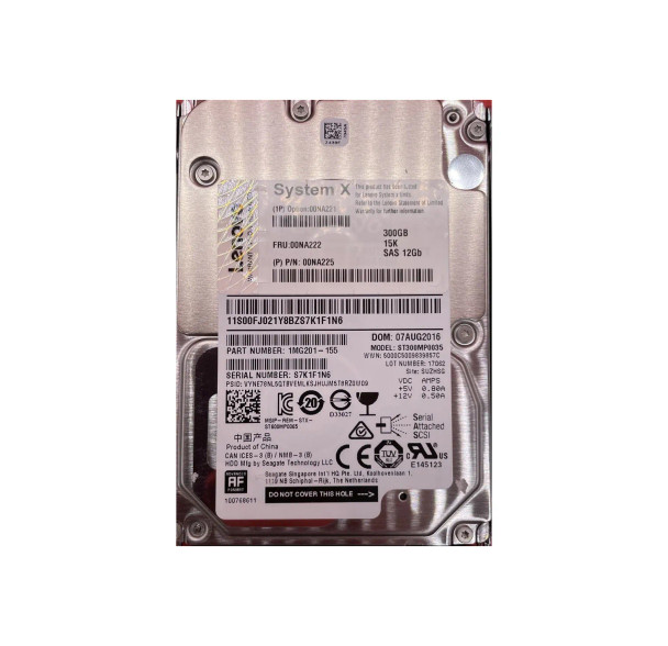 1MG201-155 - Seagate Enterprise Performance 15K.5 300GB 15000RPM SAS 12Gb/s 128MB Cache 2.5-inch Hard Drive