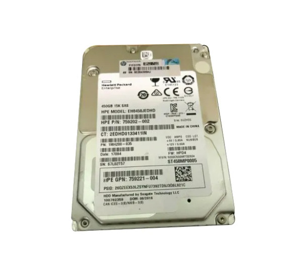 1MH200-035 - Seagate Performance 15K.5 450GB 15000RPM SAS 12Gb/s 128MB Cache (512n) 2.5-inch Hard Drive