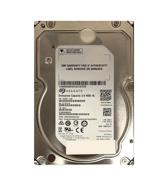 1V4207-039 - Seagate Enterprise 4TB 7200RPM SAS 12Gb/s 128MB Cache (512n) 3.5-inch Hard Drive