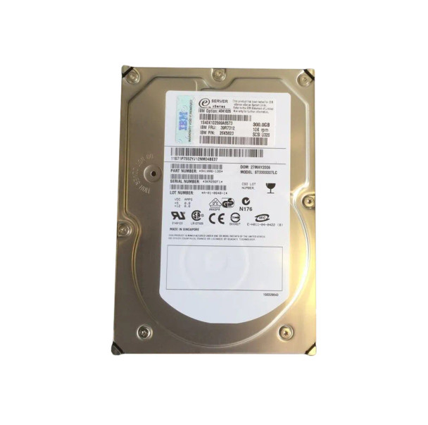 26K5823 - IBM 300GB Ultra 320 SCSI 80-Pin 10000RPM Hot-Swappable 8MB Cache 3.5-inch Hard Drive with Tray