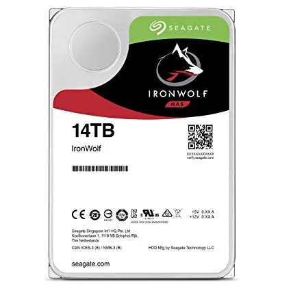 2KU103-500 - Seagate IronWolf 14TB 7200RPM SATA 6Gb/s 256MB Cache 3.5-inch Hard Drive