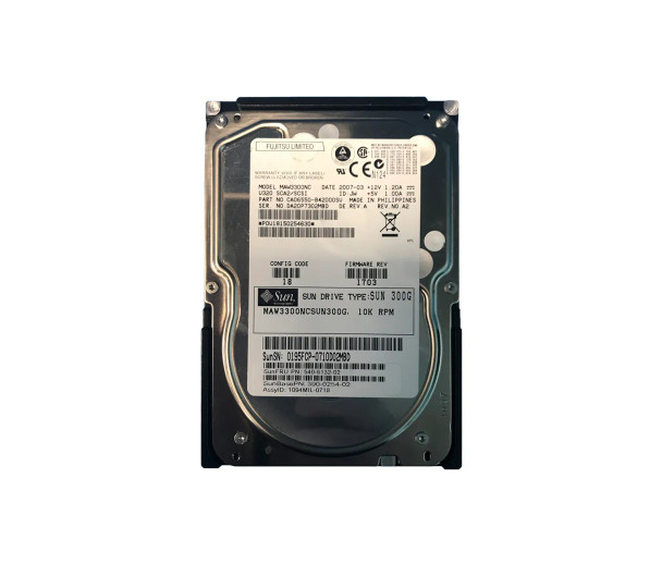 3900254-01 - Sun 300GB 10000RPM Ultra-320 SCSI Hot-Swappable 3.5-inch Hard Drive