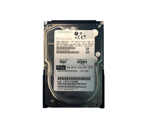 390-0254-01 - Sun 300GB 10000RPM Ultra-320 SCSI Hot-Swappable 3.5-inch Hard Drive