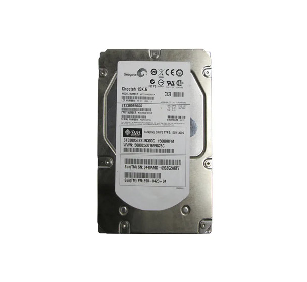 3900423-02 - Sun 300GB 15000RPM SAS 3Gb/s Hot-Swappable 16MB Cache 3.5-inch Hard Drive