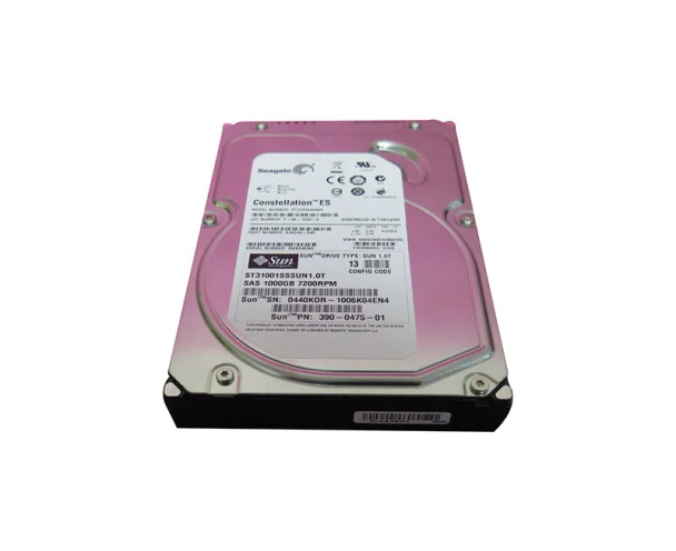 390-0475-03 - Sun 1TB 7200RPM SAS 6Gb/s 3.5-inch Hard Drive