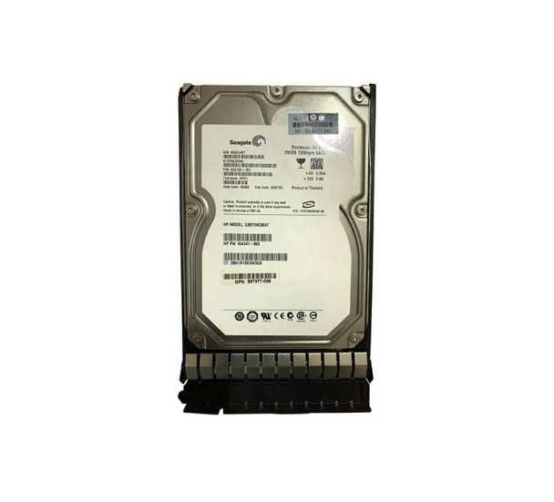 454141-003 - HP 750GB 7200RPM SATA 1.5Gb/s Hot-Swappable 3.5-inch Hard Drive with Tray