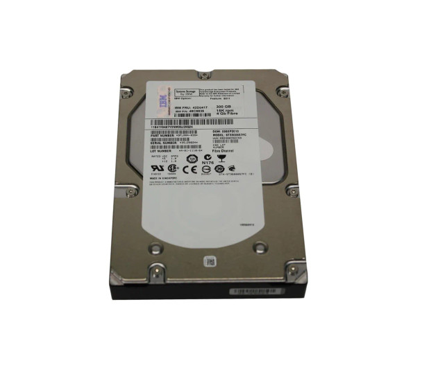 46C8836 - IBM 300GB 15000RPM Fibre Channel 4Gb/s 3.5-inch Hot-Swapable Hard Drive