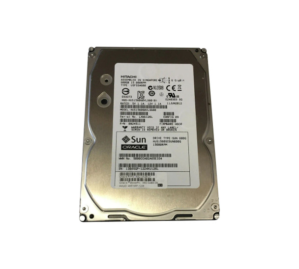 542-0428-01 - Sun 600GB 15000RPM SAS 6Gb/s Hot-Swappable 64MB Cache 3.5-inch Hard Drive with Tray
