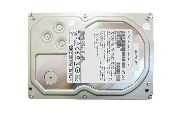 677194-001 - HP 2TB 7200RPM SATA 3Gb/s MidLine 3.5-inch Hard Drive