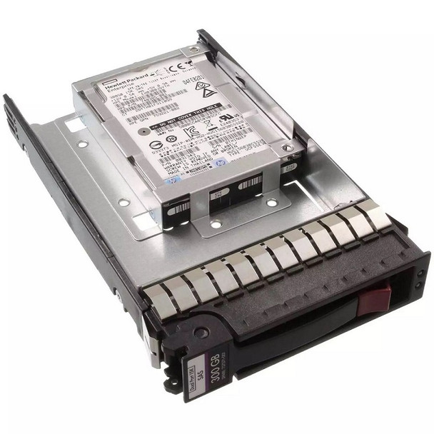 737571-001 - HP 300GB 15000RPM SAS 12Gb/s Hot-Swappable 2.5-inch Hard Drive with 3.5-inch Carrier