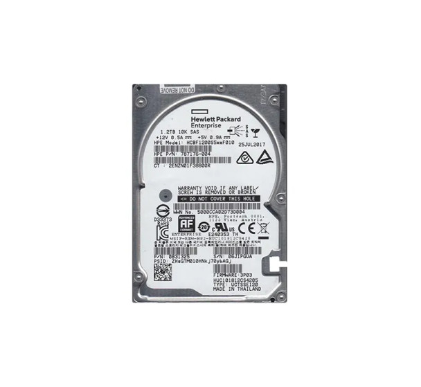 787176-004 - HP 1.2TB 10000RPM SAS 12Gb/s 2.5-inch Hard Drive