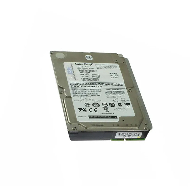 81Y9914 - IBM 300GB 15000RPM SAS 6Gb/s Hot-Swappable 2.5-inch Hard Drive