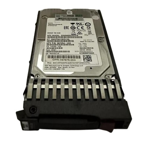 867254-003 - HPE 900GB SAS 12Gb/s Hot-Swappable Digitally Signed 15000RPM (512n) 2.5-inch Hard Drive with Smart Carrier