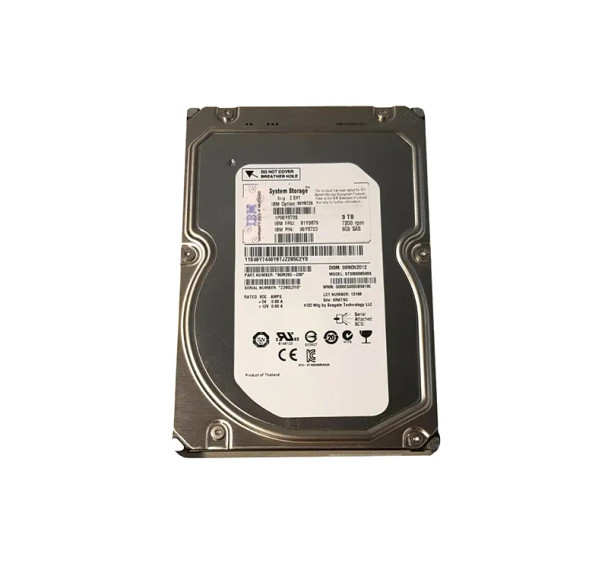 90Y8720 - IBM 3TB 7200RPM SAS 6Gb/s Hot-Swappable Nearline 3.5-inch Hard Drive with Tray