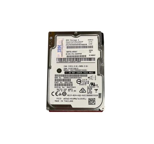 98Y6017 - IBM 600GB 15000RPM SAS 6Gb/s Hot-Swappable 2.5-inch Hard Drive
