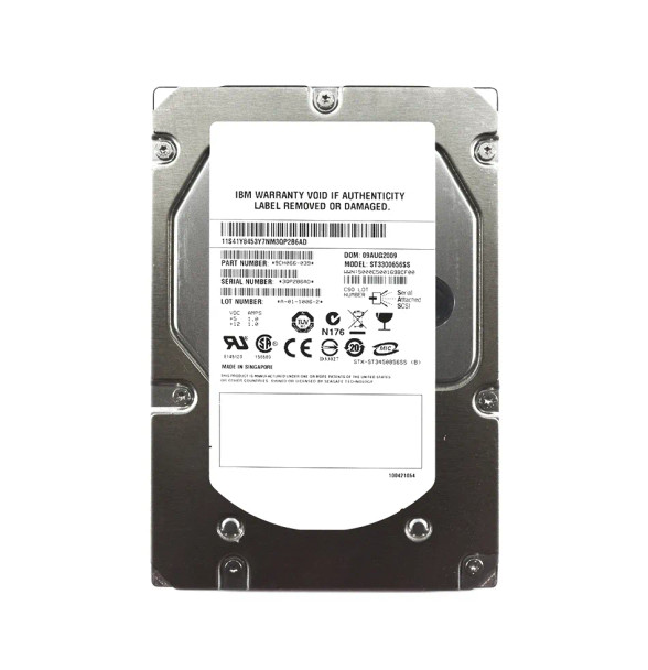 9CH066-039 - Seagate Cheetah 15K.6 300GB 15000RPM SAS 3Gb/s 16MB Cache 3.5-inch Hard Drive