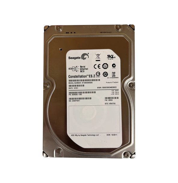 9SM260-080 - Seagate 3TB 7200RPM SAS 6Gb/s 64MB Cache 3.5-inch Hard Drive