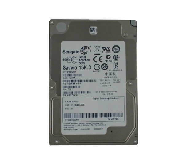 9SW066-040 - Seagate Savvio 15K.3 Series 300GB 15000RPM SAS 6Gb/s 64MB Cache2.5-inch Hard Drive