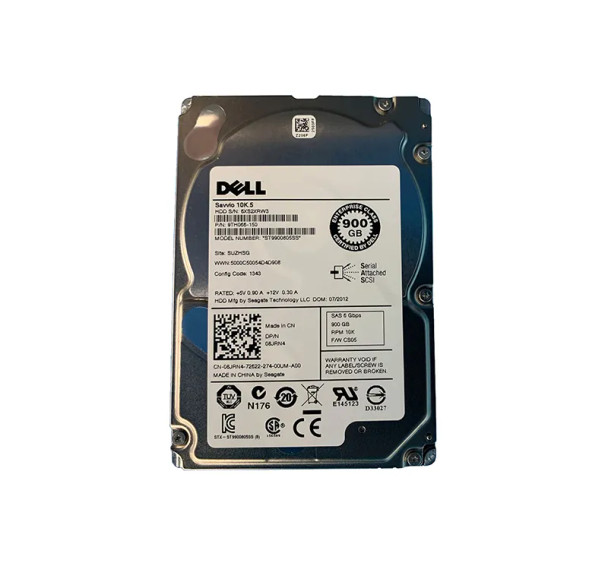 9TH066-150 - Seagate Savvio 10K.5 900GB 10000RPM SAS 6Gb/s 64MB Cache 2.5-inch Hard Drive
