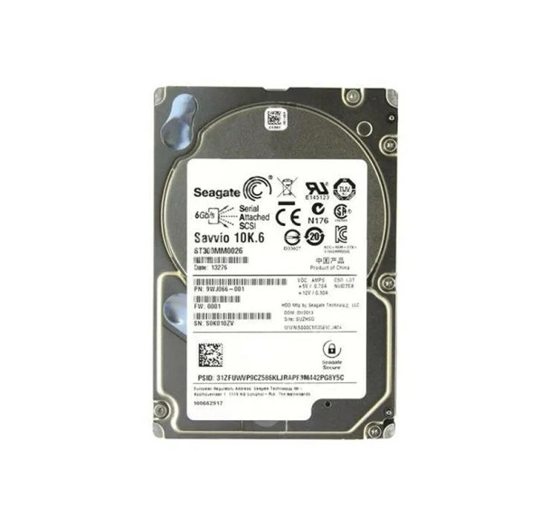 9WJ066-001 - Seagate Savvio 10K.6 300GB 10000RPM SAS 6Gb/s 64MB Cache 2.5-inch Hard Drive