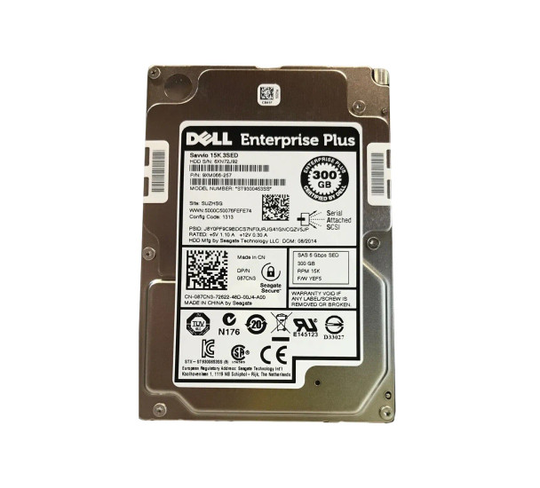 9XM066-257 - Seagate Savvio 15K.3 300GB 15000RPM 64MB Cache SAS 6Gb/s 2.5-inch Hard Drive