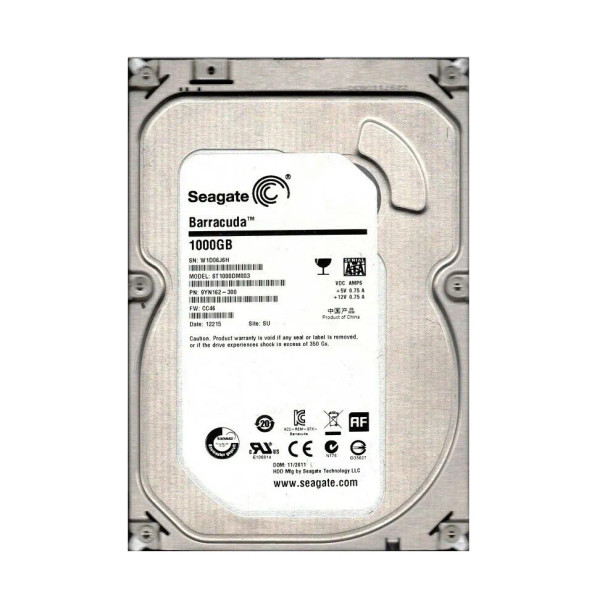 9YN162-300 - Seagate Barracuda 1TB 7200RPM SATA 6Gb/s 64MB Cache 3.5-inch Hard Drive