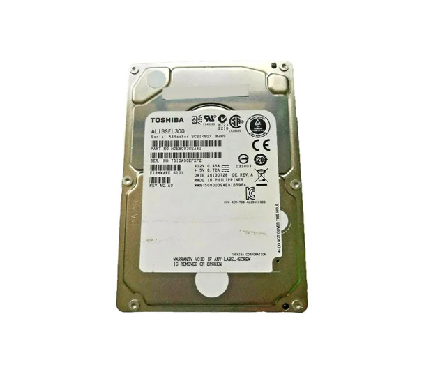 AL13SEL300 - Toshiba 300GB 10000RPM SAS 6Gb/s 64MB Cache 3.5-inch Hard Drive