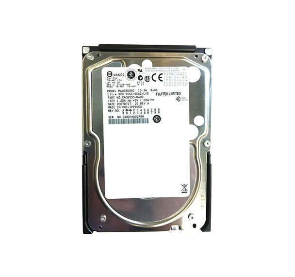 CA06550-B400 - Fujitsu 300GB 10000RPM Ultra320 SCSI 80-Pin 8MB Cache 3.5-inch Hard Drive