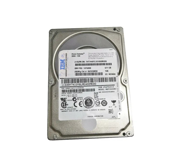 CA07173-B40900BA - Fujitsu 600GB 10000RPM SAS 6Gb/s 16MB Cache 2.5-inch Hard Drive