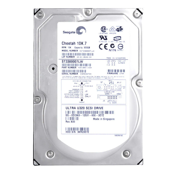 DC963 - Dell 300GB 10000RPM Ultra-320 SCSI 68-Pin 3.5-inch Hard Drive