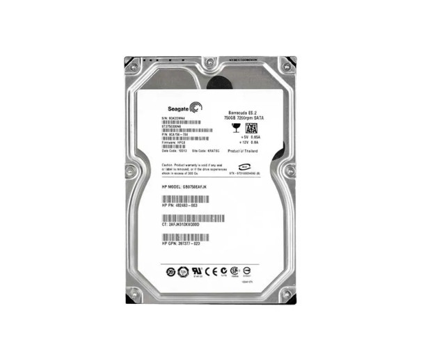 GB0750EAFJK - HP 750GB SATA 3Gb/s Midline 7200RPM Hot-Swappable 3.5-inch Hard Drive with Tray