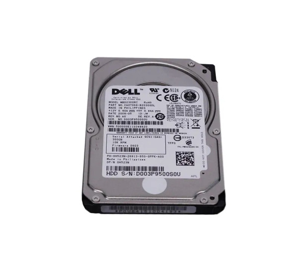 H523N - Dell 300GB 10000RPM SAS 6Gb/s 16MB Cache 2.5-inch Internal Hard Drive
