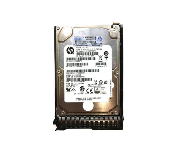 HDEBC00CAA51 - HP 900GB 10000RPM SAS 6Gb/s Hot-Swappable 2.5-inch Hard Drive with Tray for Gen8/9 ProLiant Server