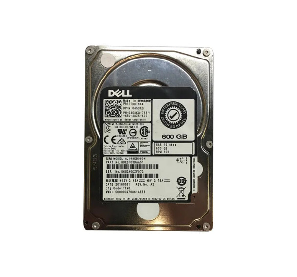 HDEBF03DAA51 - Toshiba 600GB 10000RPM SAS 12Gb/s Hot-Pluggable 2.5-inch Hard Drive